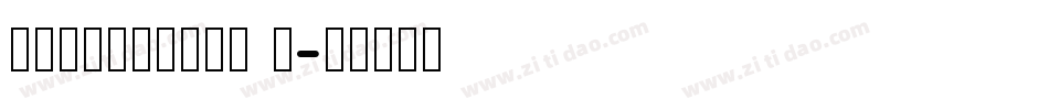 DFLiHeiStd W字体转换